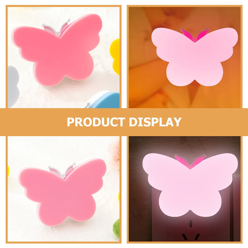 

Светодиодный ночник-бабочка с вилкой для подключения к сети, для использования в гостиной, спальне, прихожей. Милые ночники для комнаты.