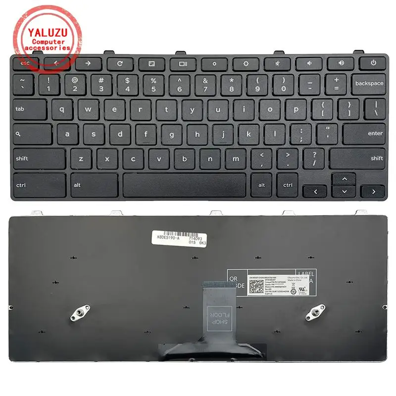 

US English NEW Laptop Keyboard For Dell Chromebook 11 3100 5190 2-in-1 00D2DT 0OD2DT 0H06WJ