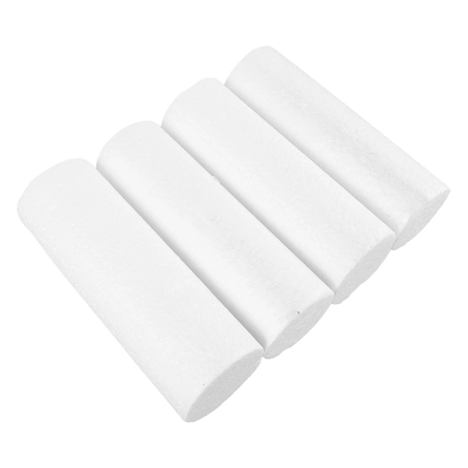 

4pcs Foam Cylinders Solid Columns 15cm Crafting Cones Round Craft Foam Rods Diy Supplies Polystyrene