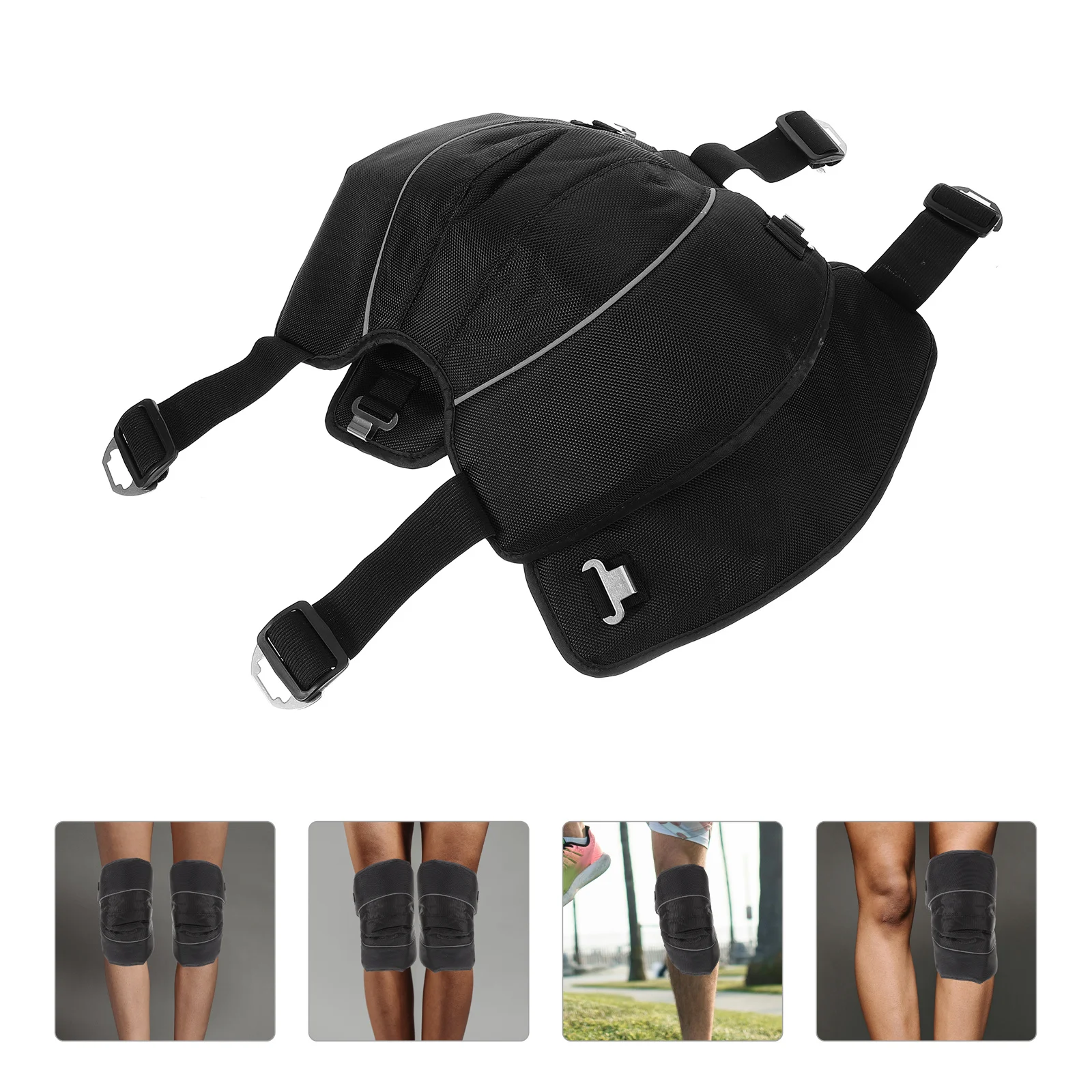 

2Pcs Motorcycle Knee Pads Sturdy Material Comfortable for Cycling and Skateboarding Motorcycle Protective Gear