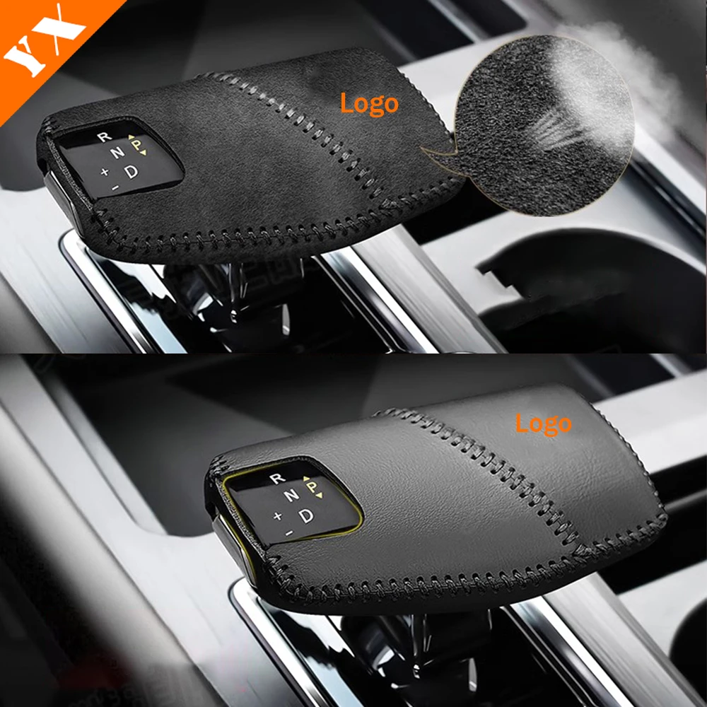 For Changan EADO plus Accessories 2022-2024 Leather Car Central Console Cover Car Gear Shift Knob Anti Cover Scratch Trim