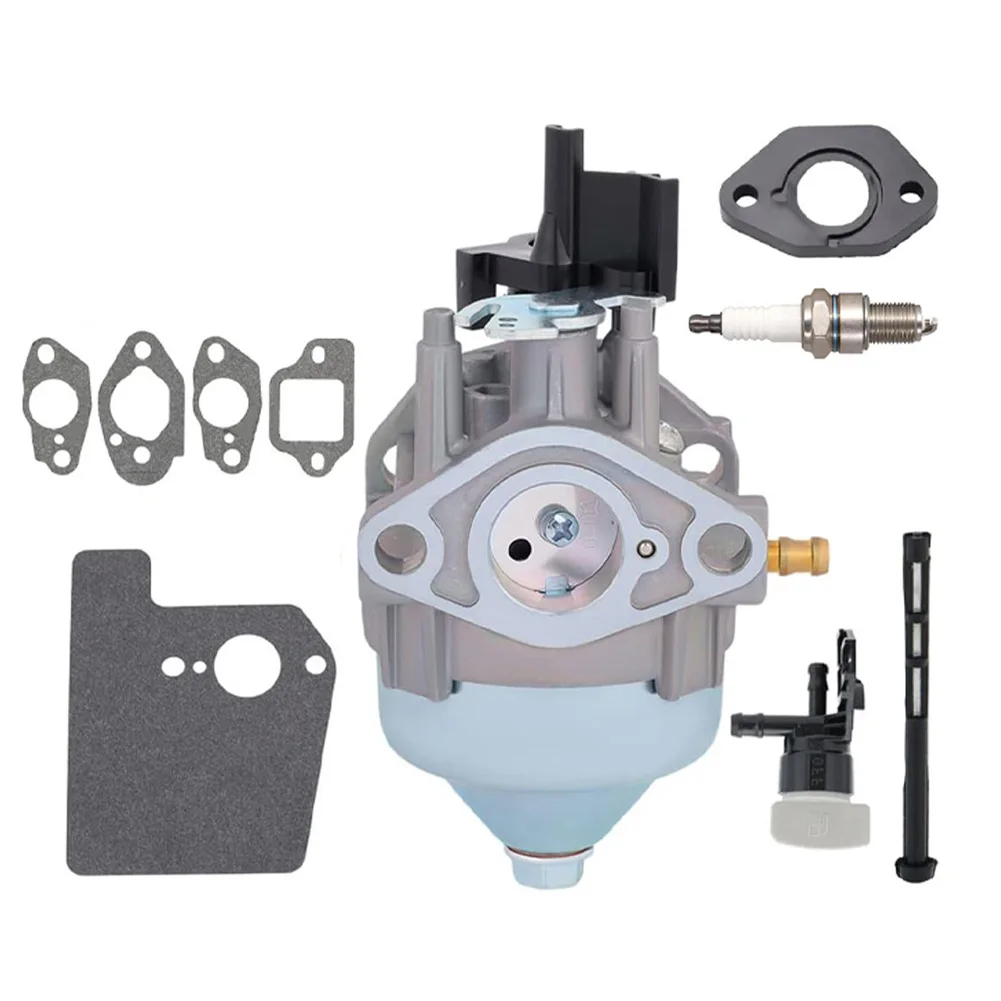 Carburetor Kit GCV170LA for Honda GCV170 HRN216 Lawn Mower Engines Including Carburetor Fuel Line Filter Valve Gasket Set