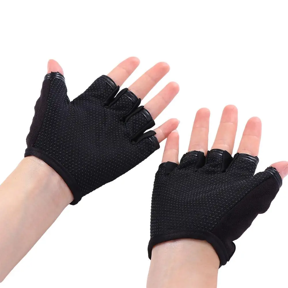 1 Pair Half Finger Children Cycling Gloves Non-slip Breathable Cycling Riding Equipment Child Bicycle Gloves For Kids Riding