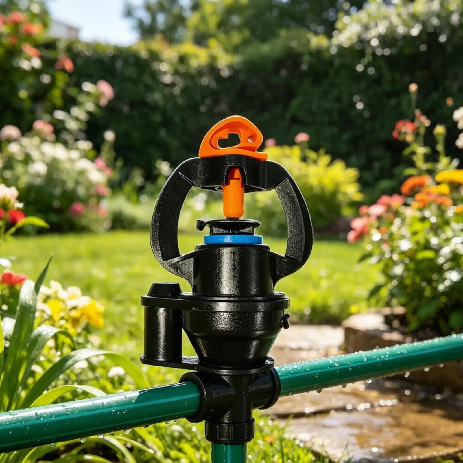 1/2 Inch Pressure Compensating Dripper Sprinkler for Garden Greenhouse Orchard Irrigation System Water Saving Misting Nozzle