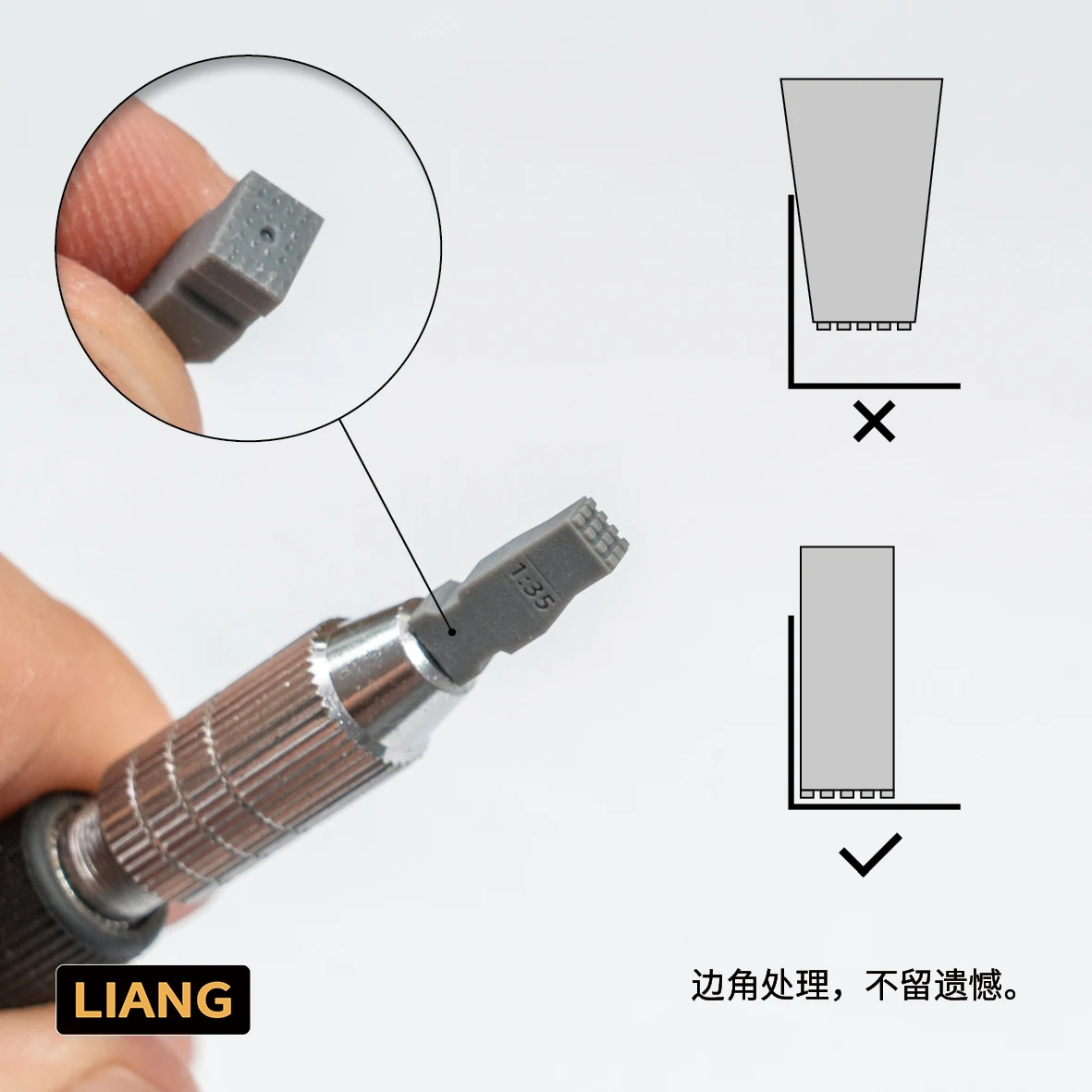 

Liang 0229A 1/35 1/48 1/72Antimagnetic Armor Maker For Tank Scale Model Tools For Zimmerit Coat Scene Design Accessories