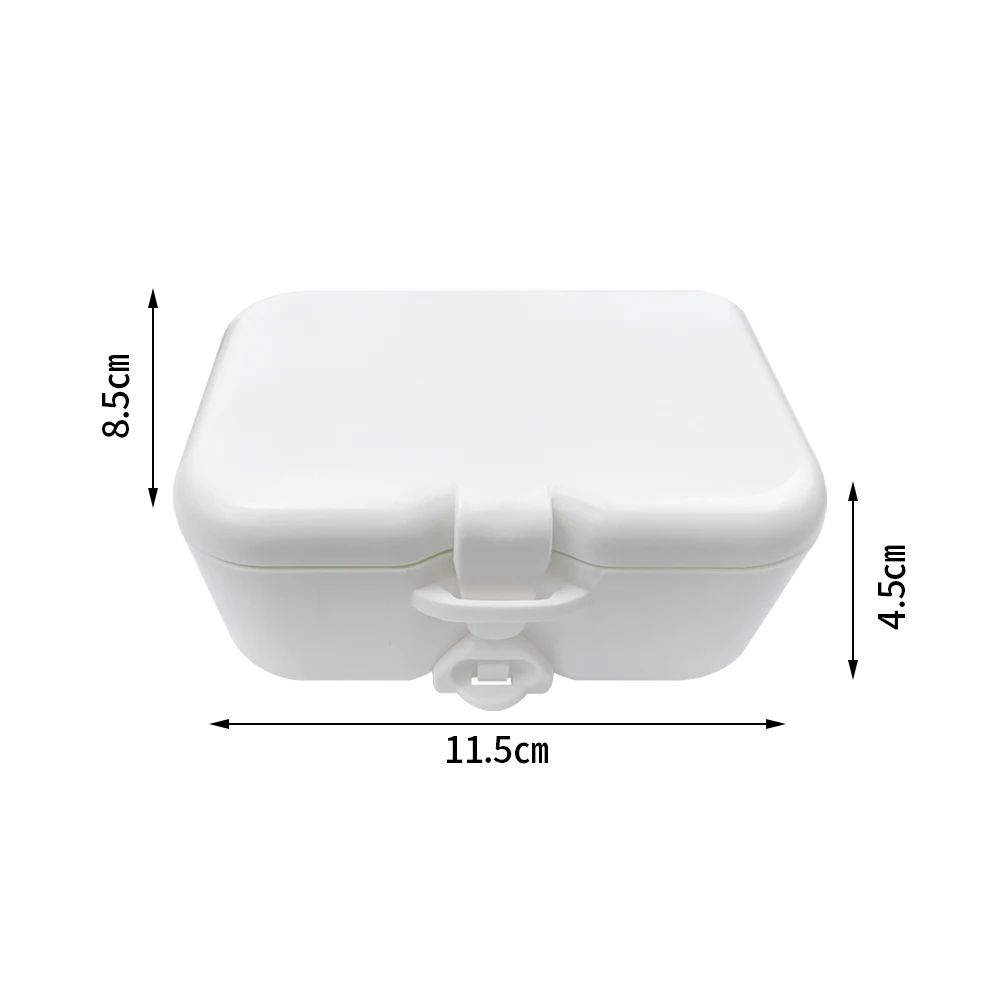 Коробка для ванны для зубных протезов, органайзер, чехол для хранения вставных зубов с зеркалом, ортодонтические контейнеры, портативный фиксатор для рта, чистка
