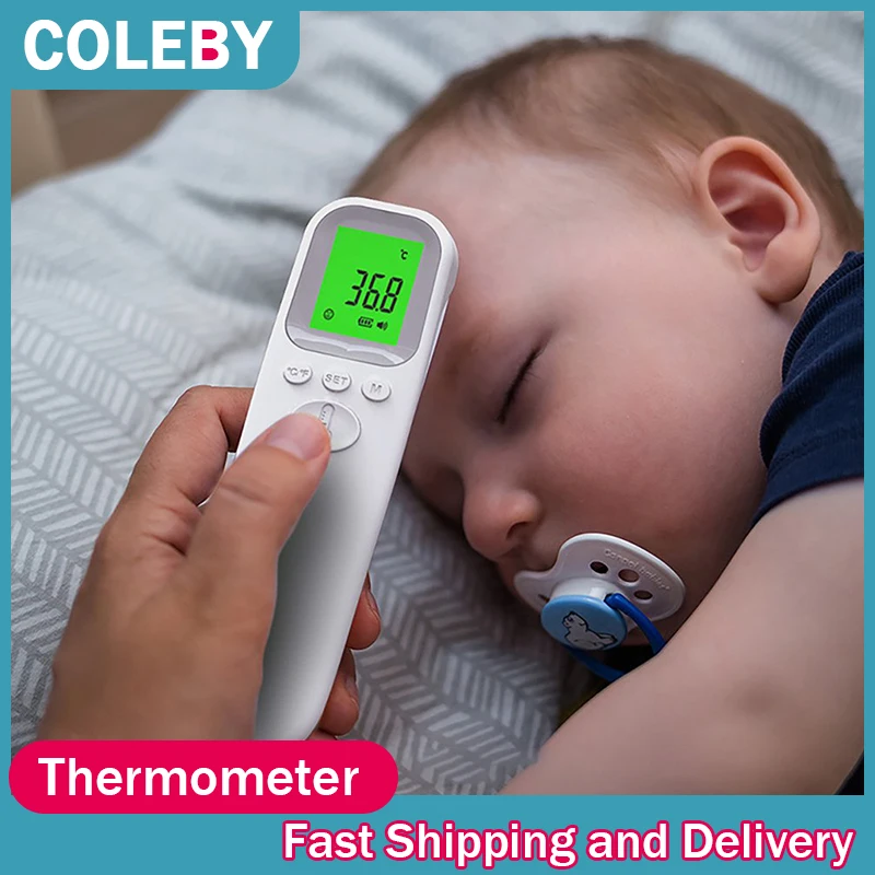 FTW01 Infrared Fever Thermometer Medical Household Digital Infant Adult Non-contact Laser Body Temperature Ear Thermometer