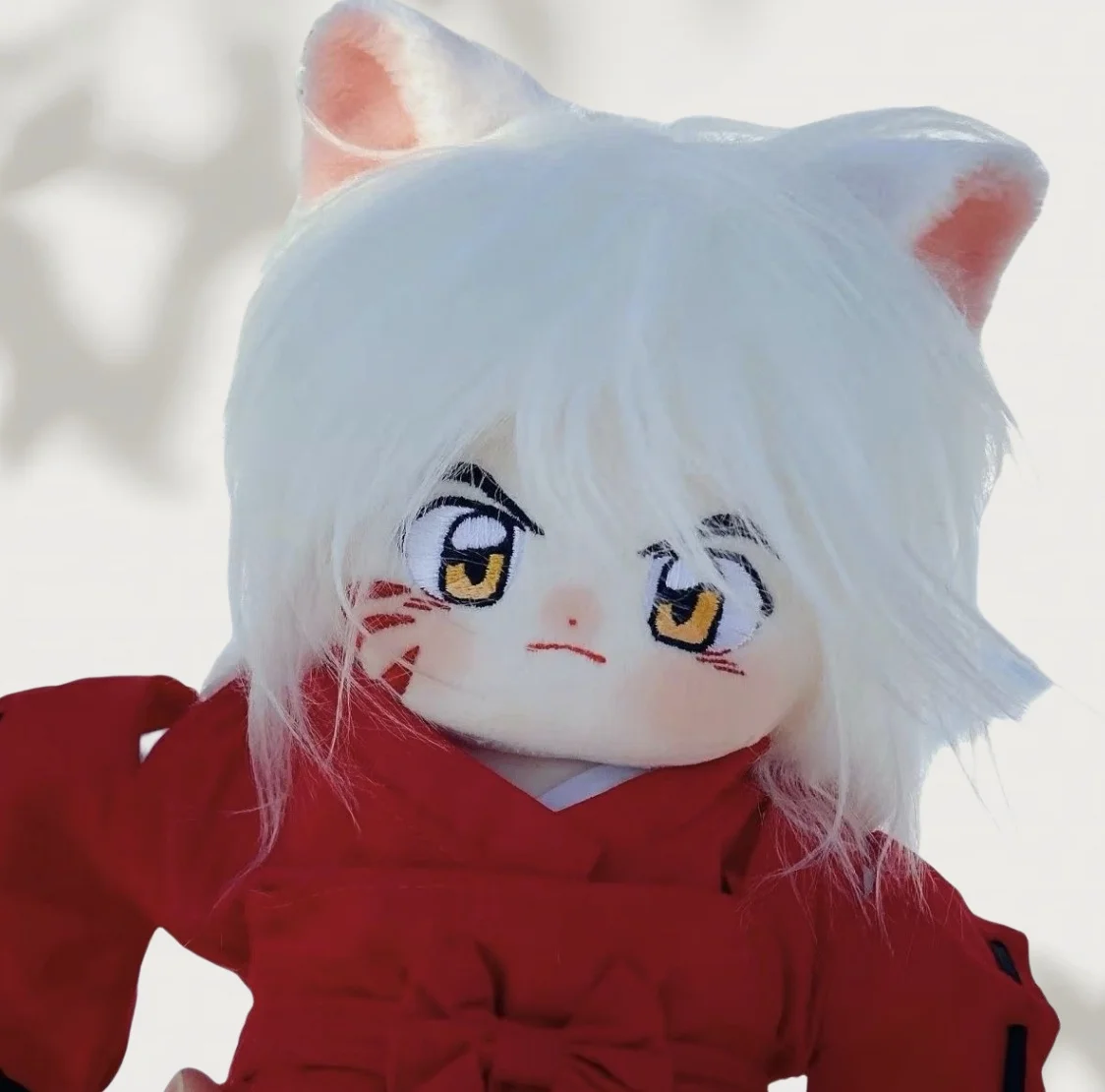 

Stuffed 20cm Anime Inuyasha Role Cosplay Plush With Skeleton Doll Toys for Fan Collection or Kids Friends Birthday Gift