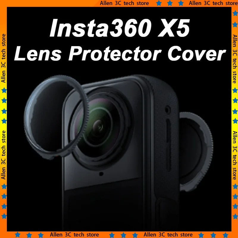 

Lens Guards for Insta360 X5 Sports Camera Rotating Protector Cover Accessories For Insta 360 X5 Anti-Scratch Lens Protector
