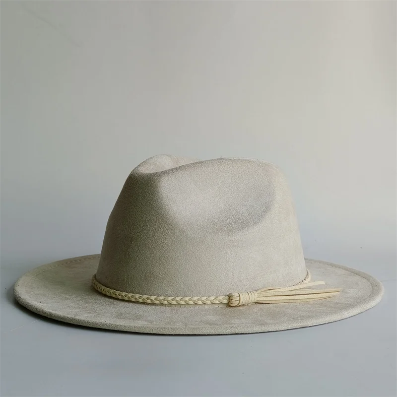 Blue 7cm suede hat Fedoras multi colored women's hat men's Panama hat suitable for both military color Fedora hatшапка женская