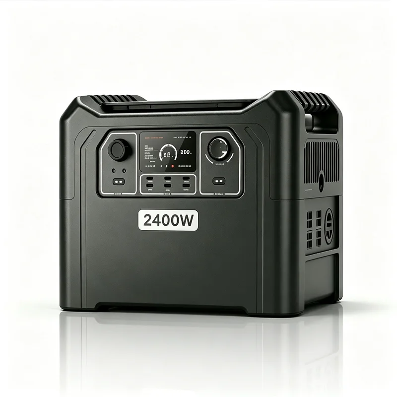 2304Wh LiFePO4 Portable Power Station 2400W Pure Sine Wave Solar Generator For Home Camping Outdoor