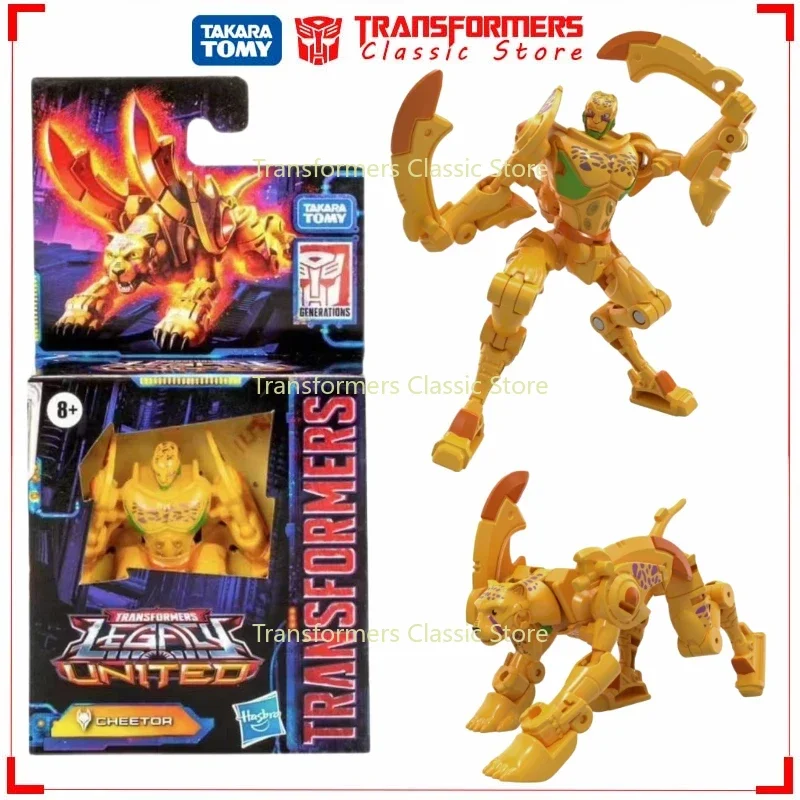 Takara Tomy-Figuras de Ação Transformers Autobots, Brinquedos Colecionáveis, Legado, Classe Principal, Cheetor, Cybertron, Em Stock, Clássico