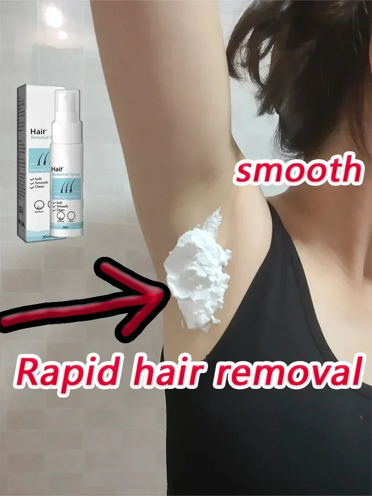 Permanent Hair Removal Spray Painless Hair Remover for Ladies Armpit Legs Arms Hair Growth Inhibitor Depilatory Body Cream Care