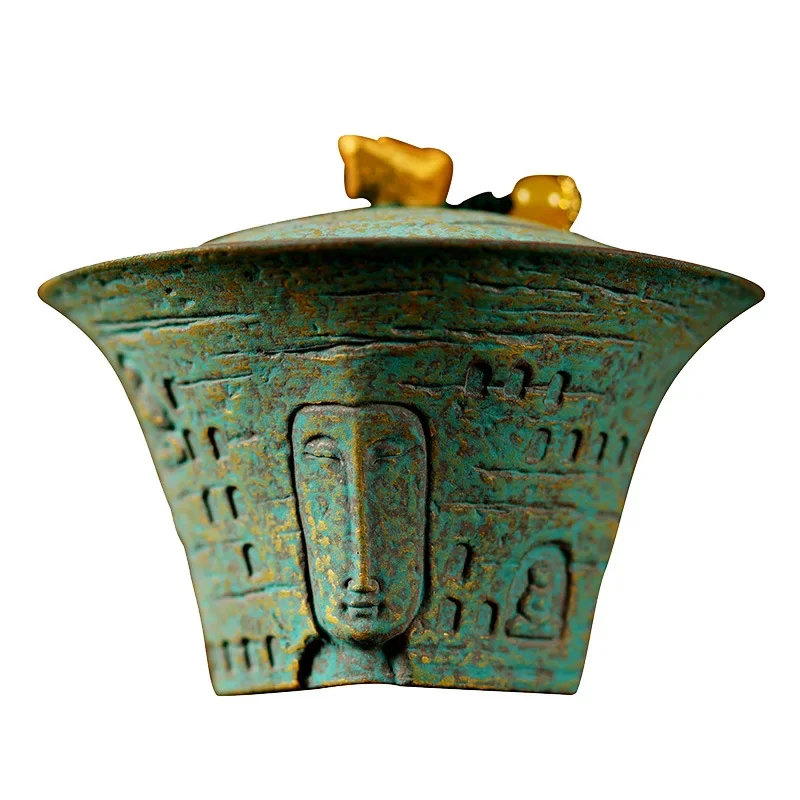 

Bowl teacup Dunhuang creative kung fu brewing tea single non-hot ceramic cover