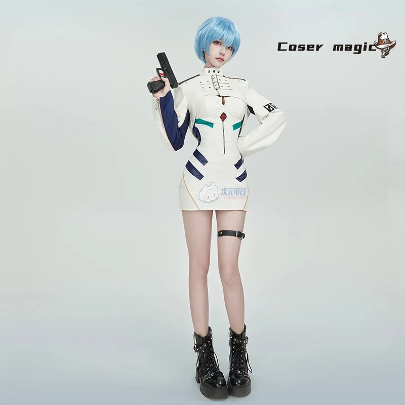 Anime EVA Ayanami Rei Cosplay Costume Uniform Halloween Carnival Party Christmas Play Role Clothes Clothing