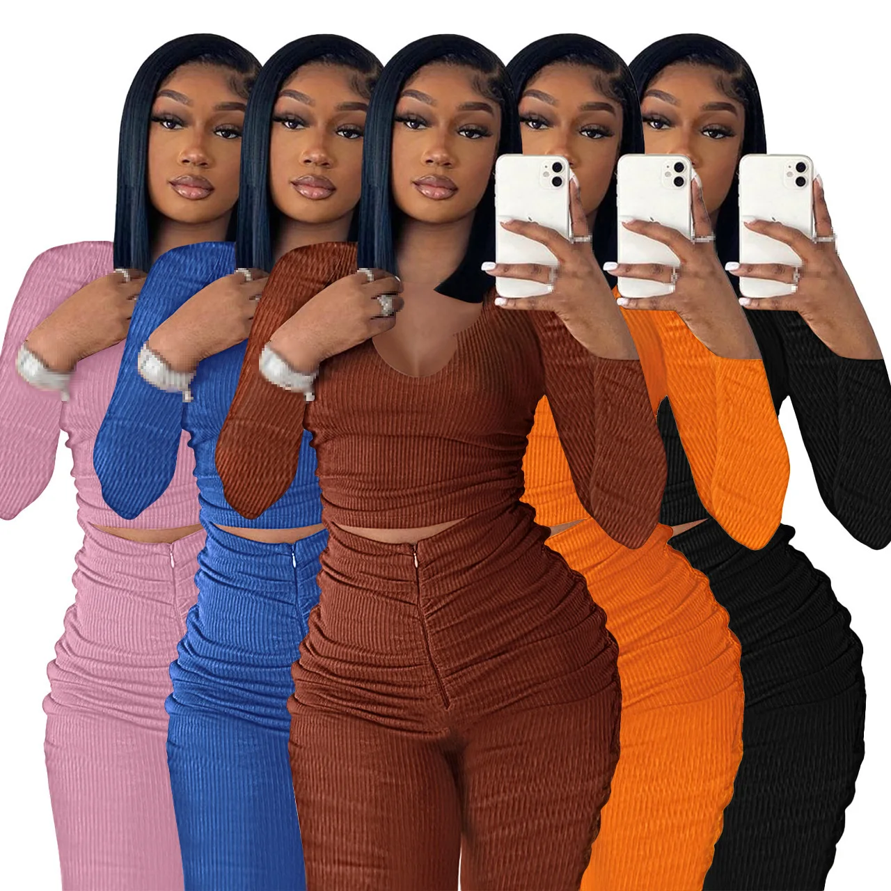 two piece set women outfits 2 piece set pants sets crop top pants fall outfits women sweatsuits tracksuit woman two pieces sets