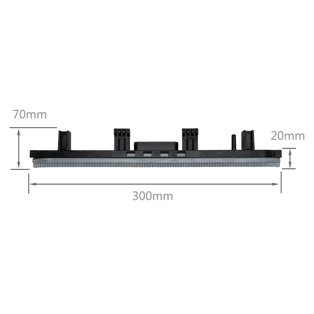 Oil Resistant Straight Squeegee,Rubber Squeegee Blades for Karcher BR 30/4C Cleaner