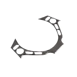 Car Steering Wheel Button Cover Trim Decoration Frame Carbon Fiber For Nissan GTR R35 2009-2015 Interior Accessories
