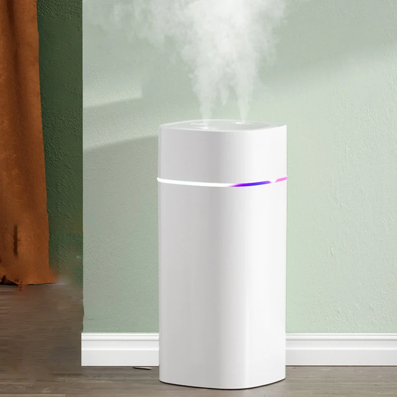 600ML USB Umidificatore Doppia Porta Spray Olio Essenziale Aromaterapia Umidificatore Freddo Mist Maker Fogger Purificare per Home Office