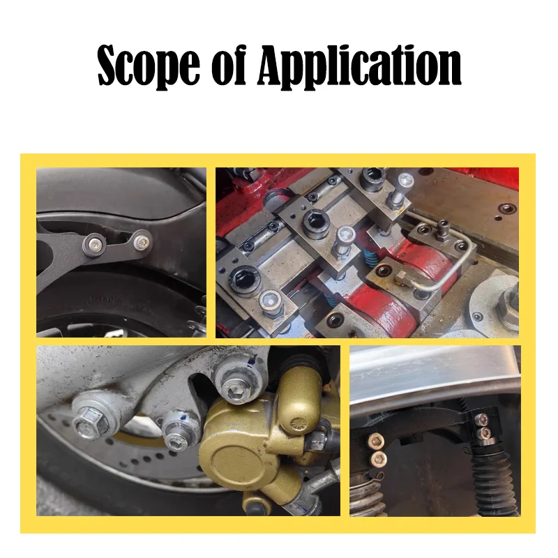 M2 M3 M4 M5 M6 M8 304 Edelstahl Sechskantschraube DIN912 Innensechskantschraube mit Innensechskant für Spielcomputer, Autoleizenz – Detail 5