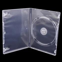 Transparent Bottom CD Box Empty CD Case PP Plastic Milky Transparent CD Case CD Case Capacity 1 Discs