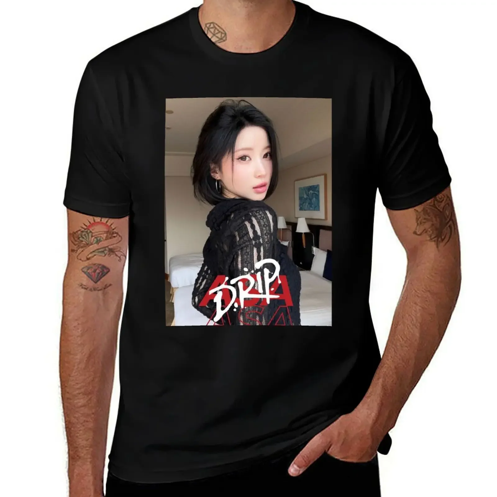 

BABYMONSTER DRIP ASA FOREVER LIKE THAT LOVE IN MY HEART BILLIONAIRE CLIK CLAK MONTIEZ T-Shirt customs Louboutins mens fashion