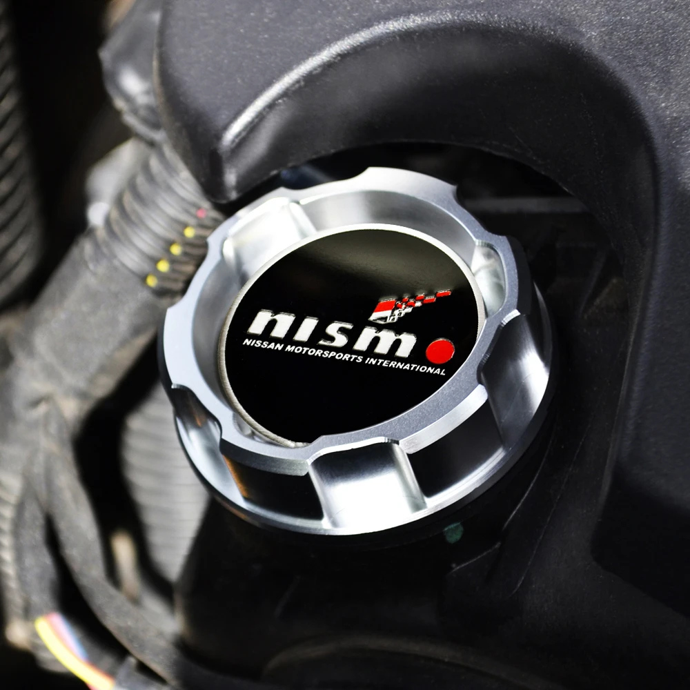 Silve Aluminum ENGINE Oil Cap for nissan ALTIMA MAXIMA SILVIA S13 S14 240SX SENTRA SUNNY INFINITI 350Z 300ZX  JDM