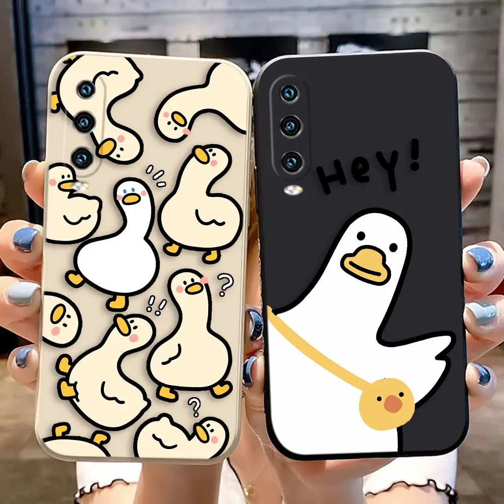 Funny Doubt Duck Phone Case For Infinix HOT 10 11 10s 11s 12 20s 30 30i 30 9 play Note 10PRONFC 11 12 G88 G96 X680 X682 10T 5G