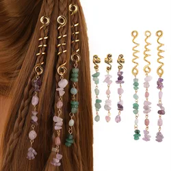 Accesorios para trenzas y rastas para el cabello, Clips de cuentas para el cabello, anillo de decoración, Dijes, Joyería para el cabello, herramientas de peinado