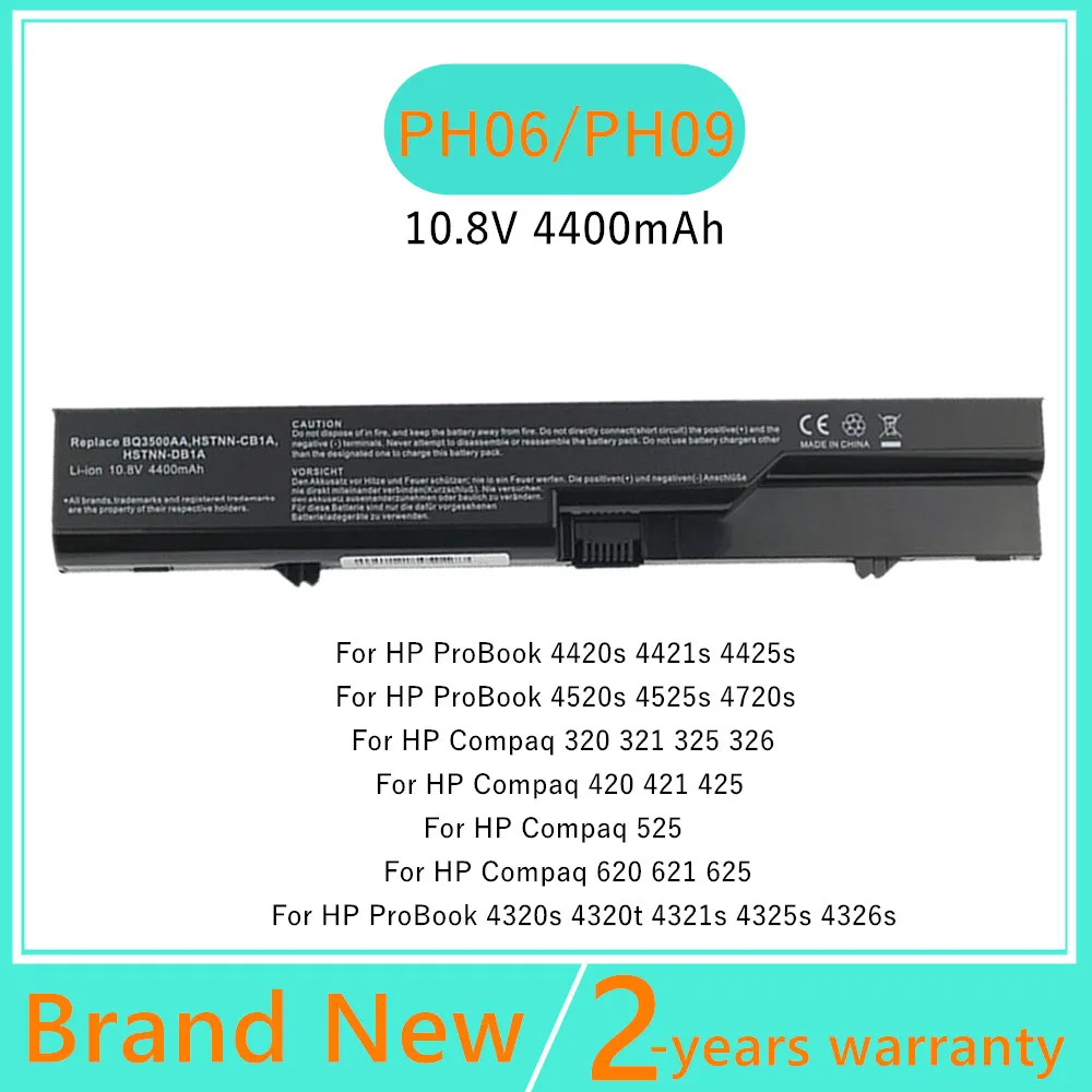 Laptop battery for HP ProBook 4320s 4320t 4321s 4325s 4326s PH06 PH06047 HSTNN-CB1A HSTNN-CB1B HSTNN-CBOX HSTNN-DB1A HSTNN-DB1B