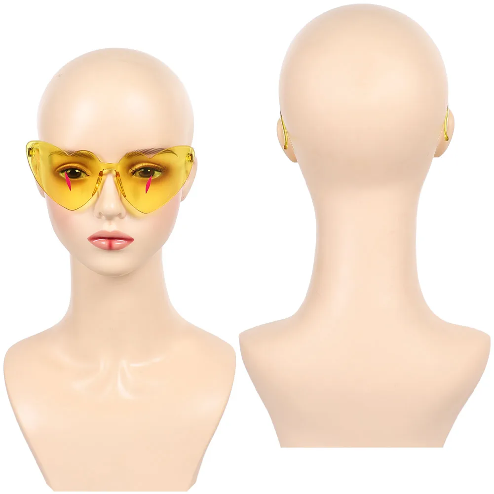 TV Hell Inn Hotel 2 السير Pentious Heaven تأثيري نظارات الشر زعيم Disgusie الأصفر على شكل قلب نظارات هالوين البدلة الدعامة #2