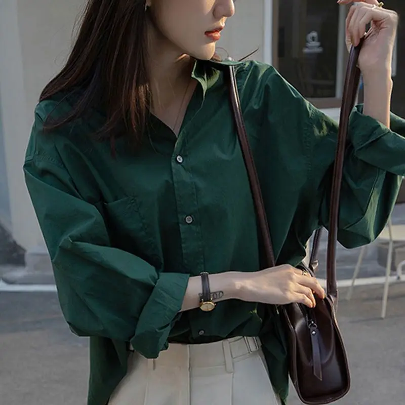 Spring and Autumn Woman\'s Clothes Solid Color HongKong Retro Style French Romantic Fashion Lazy Niche Elegant Simplicity Leisure