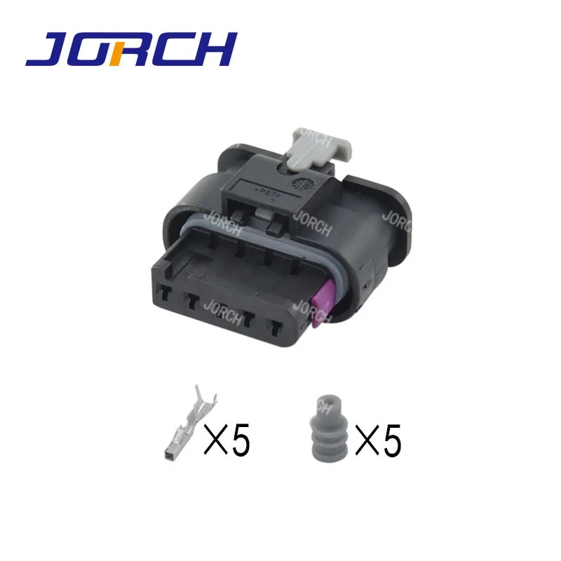 5-pinowy wodoodporny przewód elektryczny samochodowe gniazdo złącza do samochodów Audi VW 4F0 973 705 4F 0973705   1- 1718806 -1