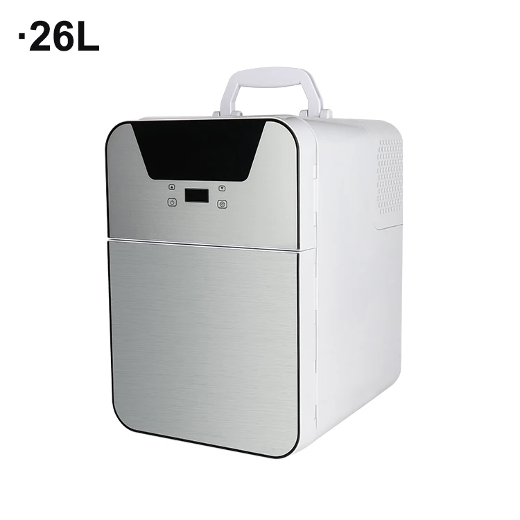 26L Big Capacity Portable Drink Bar Refrigerator Mini Compressor Fridge with Digital Display for Outdoor Travel Camping Pro