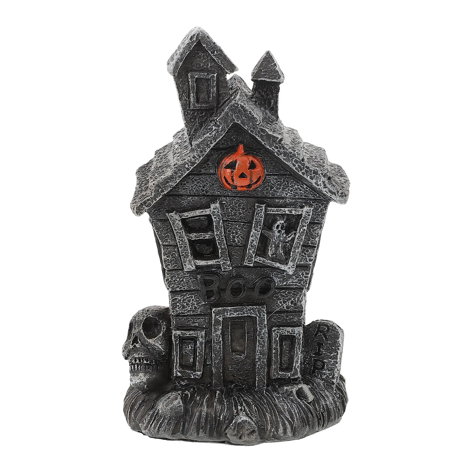 

Ghost Pumpkin Haunted Decoration Home Halloween Mini Figurines Artificial Indoor