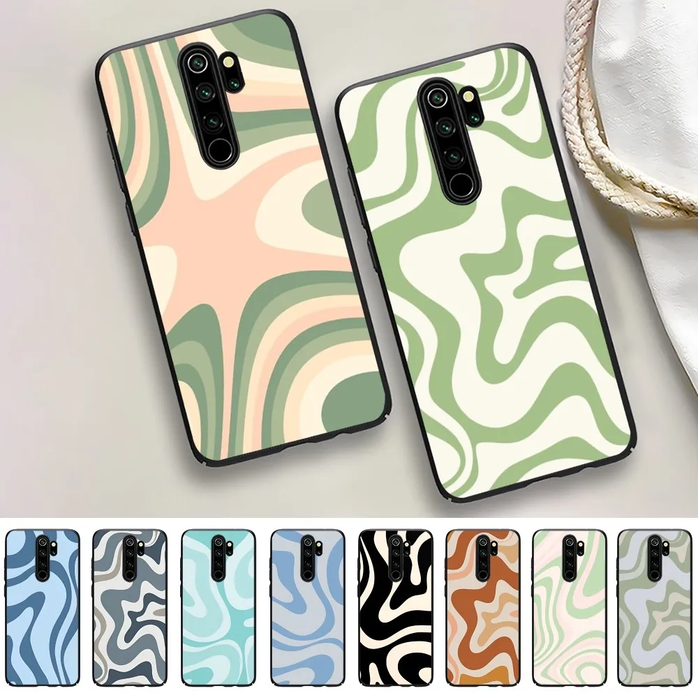 Abstract liquid Swirl Phone Case For Redmi 5 6 7 8 9 10 plus pro 6 7 8 9 A GO K20 K30 K40 pro plus F3 Fundas