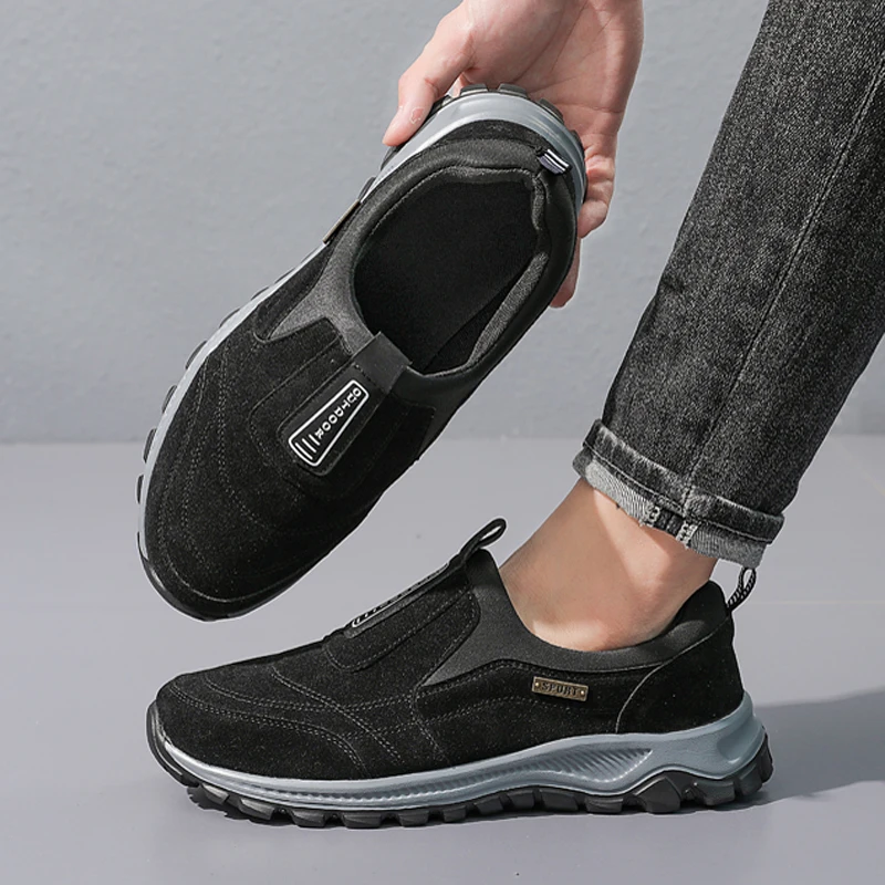 High Quality Indestructible Man Shoe Sneakers Breathable Running Shoes Lightweight Anti-slip Outdoor Men's Sneakers Male Shoes