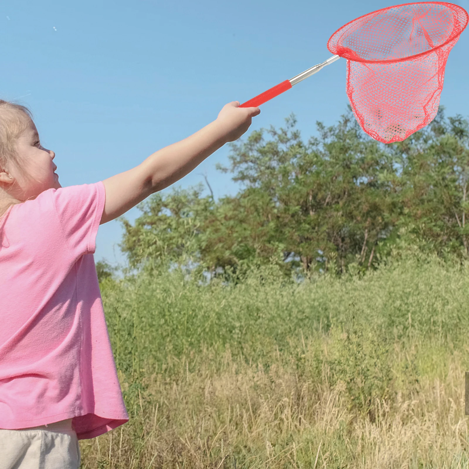

5Pcs StainlessSteel TelescopicInsectNets KidsToys CatchingBees Butterflies MultipurposeOutdoor Fun Biotoys
