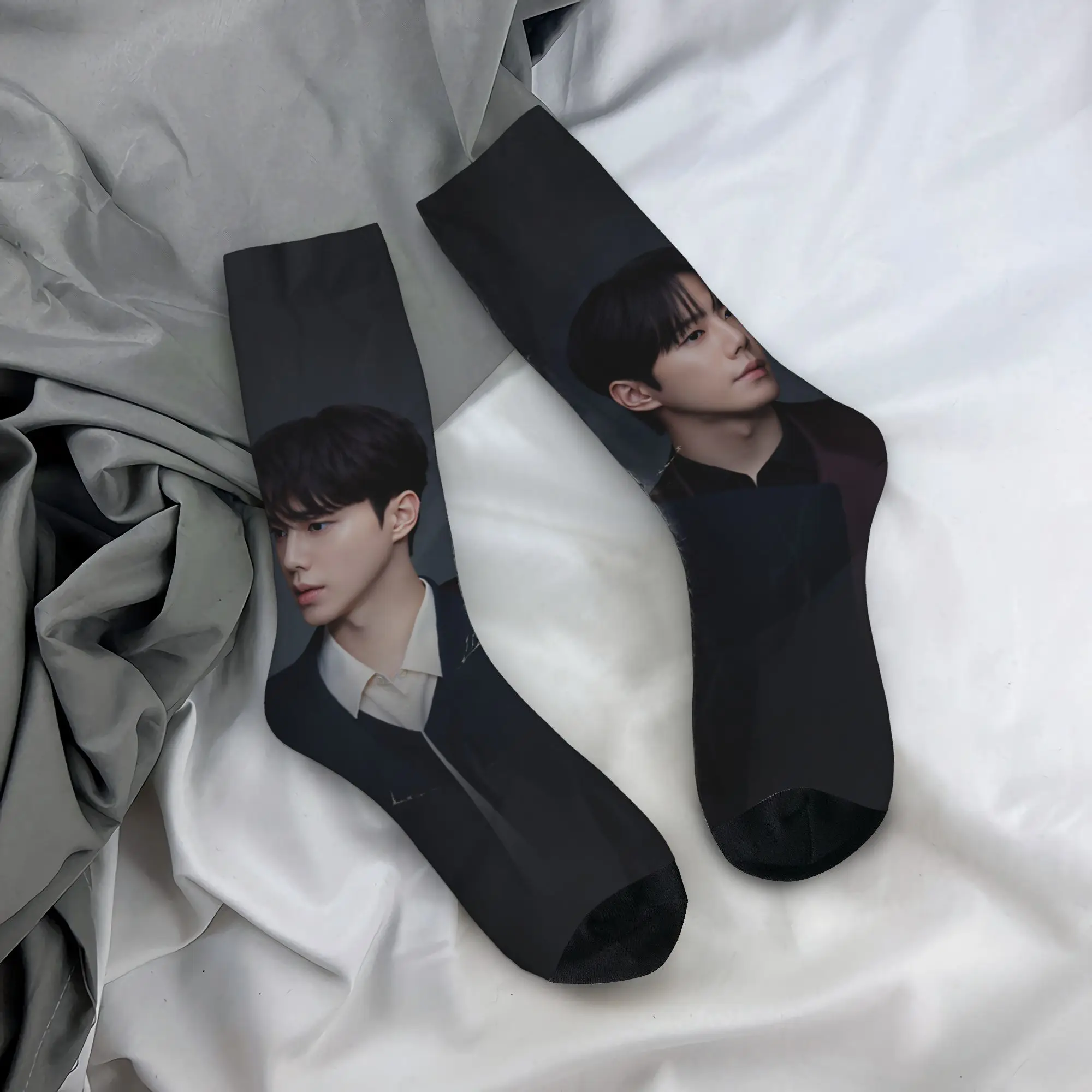 Kdrama Four Hands Two Sonatas Socks Winter  Stockings Funny Men's High Quality Socks Printed Outdoor Non Slip Socks
