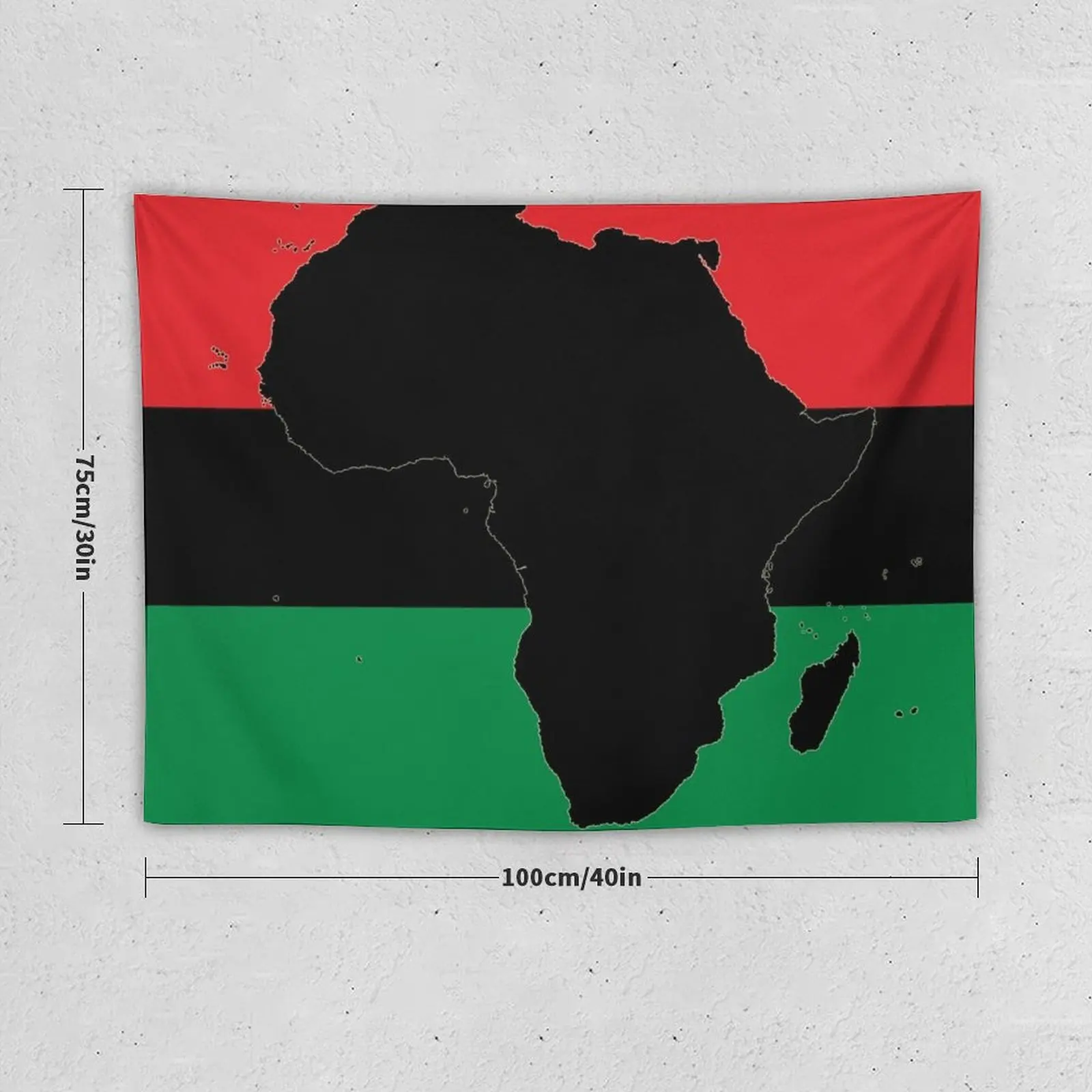 Symbol of Africa - Pan African Flag Tapestry Wall Decoration Items Things To The Room