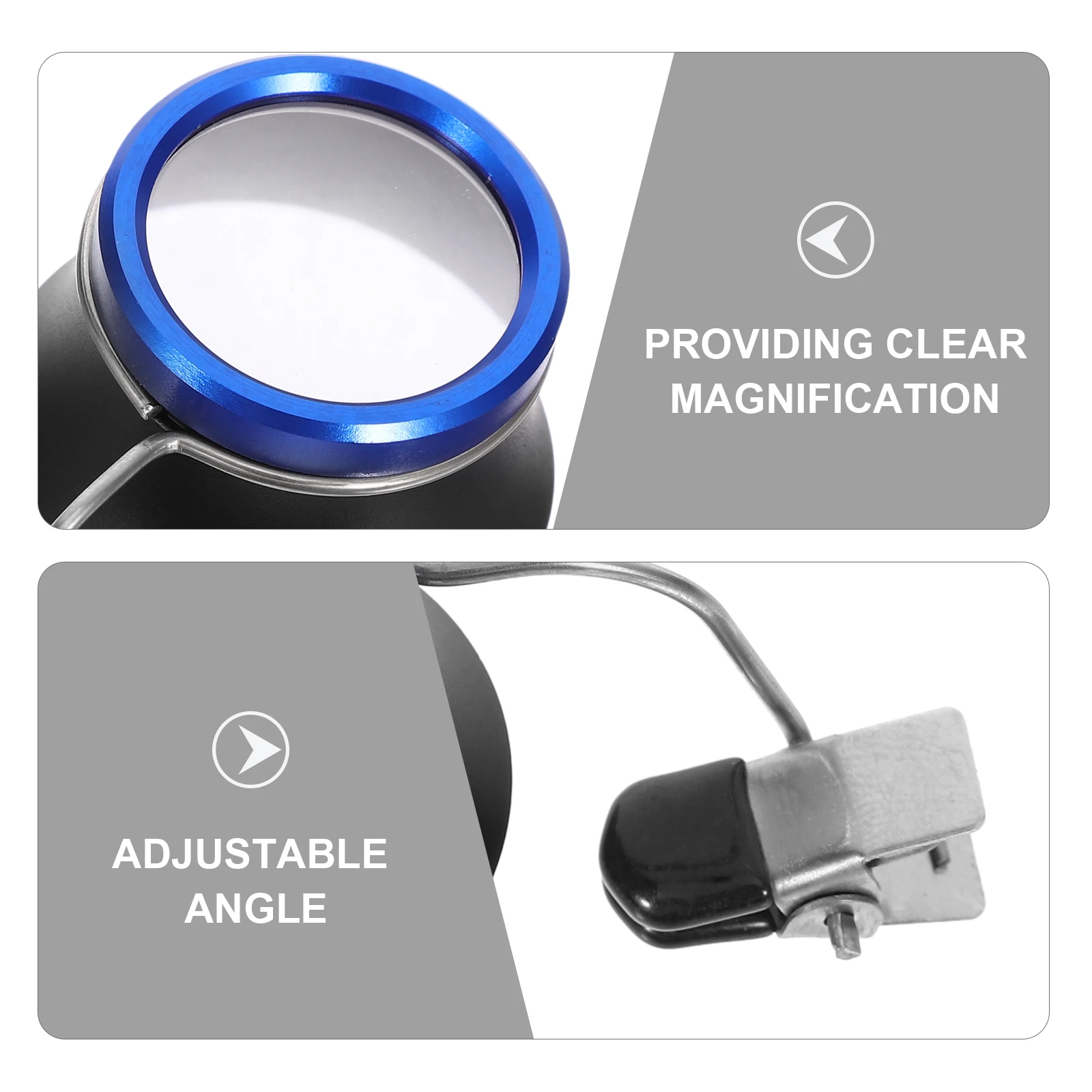 

Magnifying Glass Clip 10x Watch Repair Tools Jewelry Glasses Headband Loupe Jewelers Headset Visor Magnifier Glass Stand