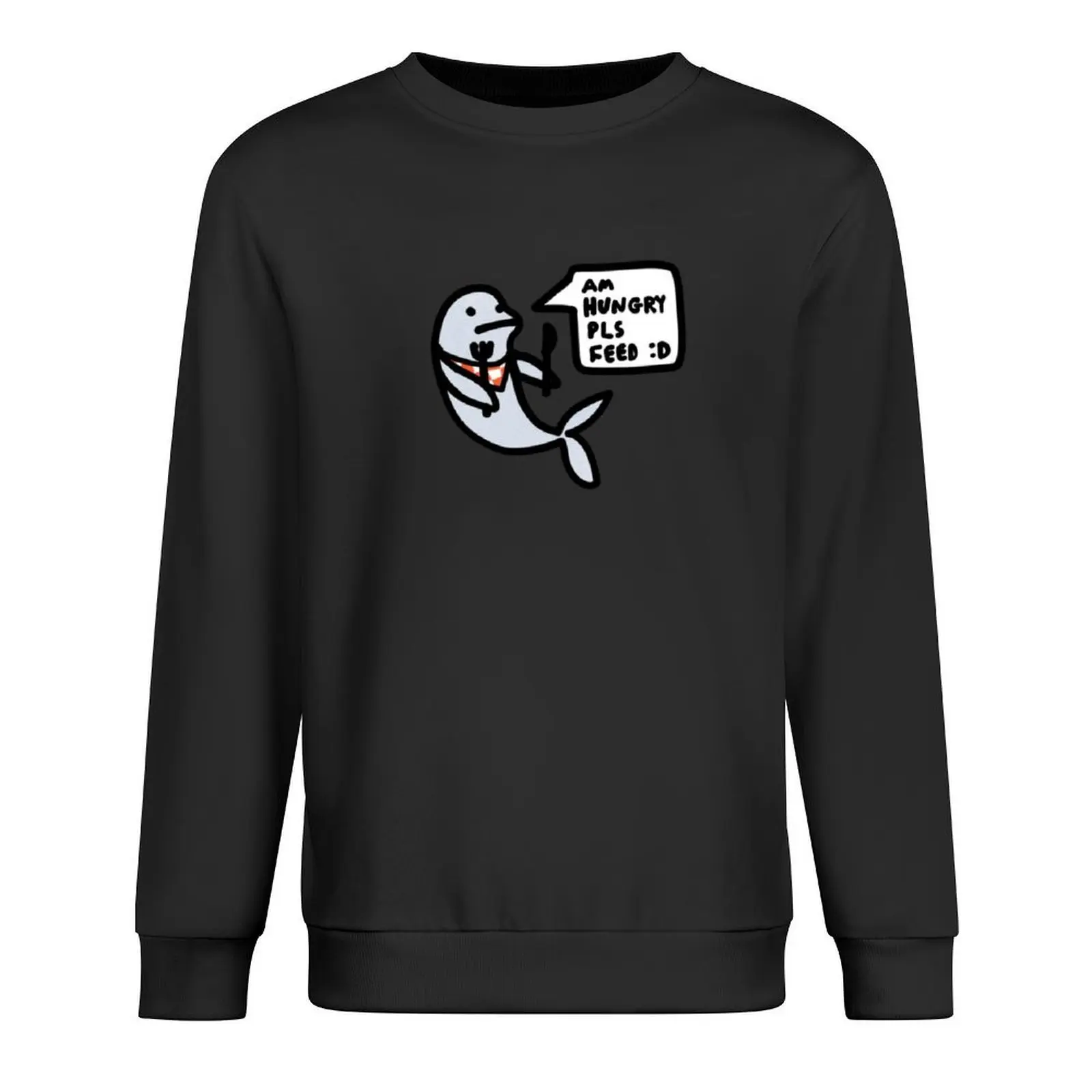 

Hungry Dolphin Pullover men's autumn clothes mens clothing autumn new products mens designer clothes anime sweatshirt