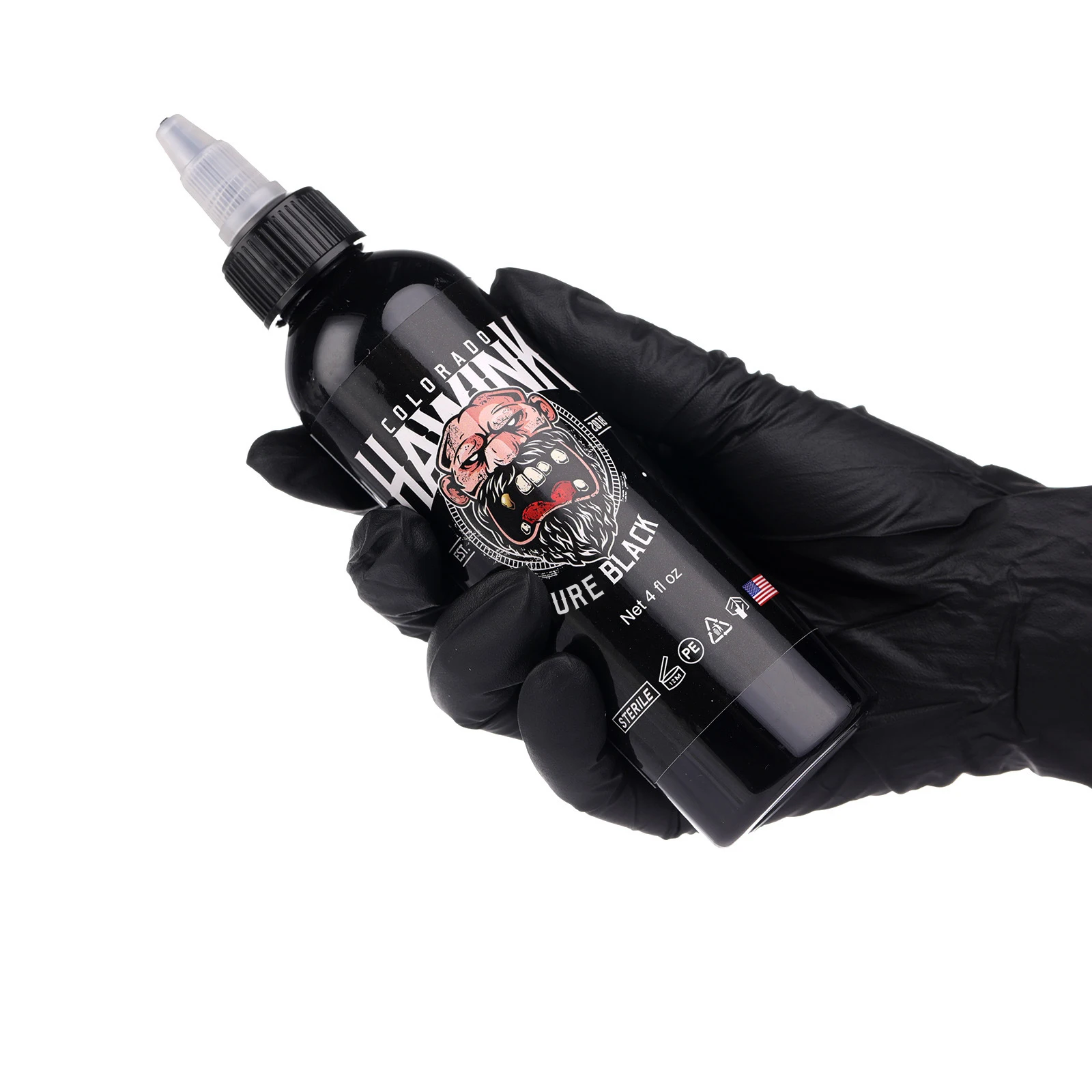 Hawink Imported Premium Tattoo Ink Set True Black Pigment 15/30/60/120/240ml Permanent Tattoo Color Kit