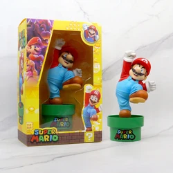 Super Marios Bros Action Figure 24cm Cartoon Anime Figure Model Dolls collezione di giocattoli per bambini ornamento per auto decorazione della stanza Kawaii