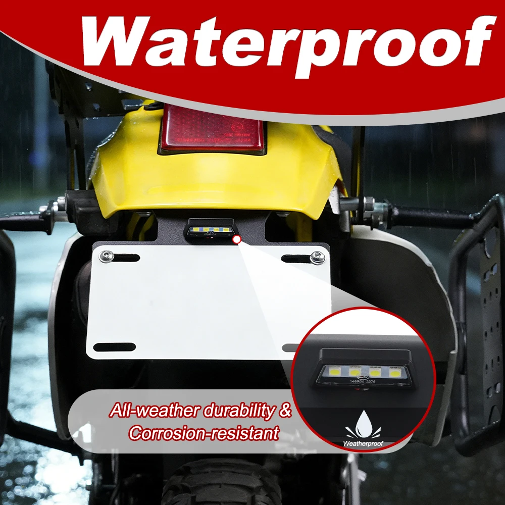 

For Suzuki DR650 DR650S DR650SE 1996-2024 DR 650 Motorcycle Rear Tail Tidy Fender Eliminator Kit License Plate Holder Bracket