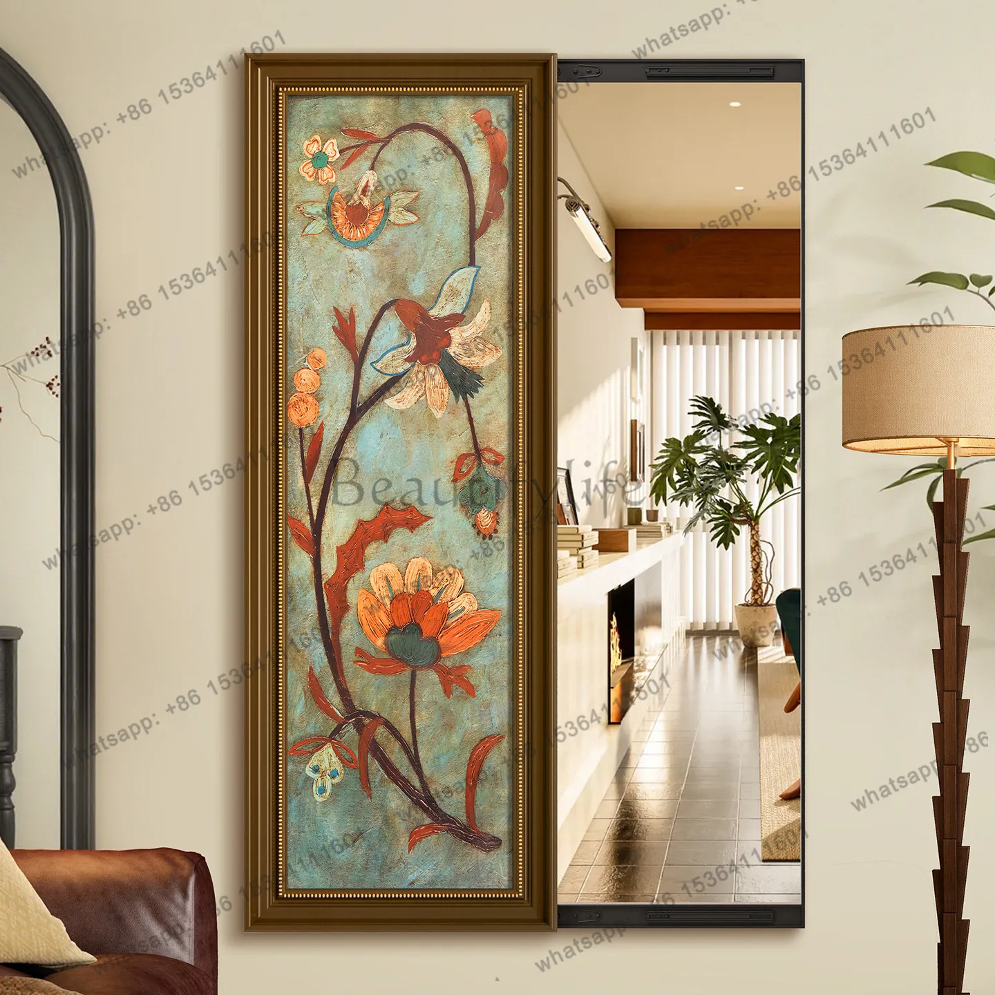 

Американское зеркало для декоративной живописи можно блокировать и закрыть, скрытое двухтактное зеркало в полный рост, невидимое зеркало в полный рост.