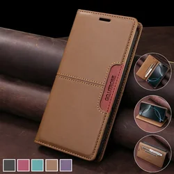 For Samsung Galaxy A16 Case Flip Leather Phone Case on For Samsung A16 A 16 5G SM-A166B A165F A06 SM-A065F Wallet Magnetic Cover