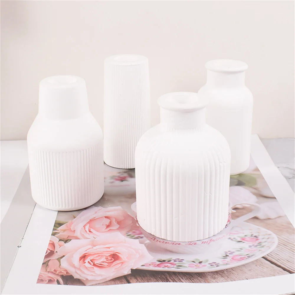 Creative Epoxy Resin Vase Mold Silicone DIY Handmade Plaster Molds New 2024 Flower Arrangement Home Pendant Decorations Tools