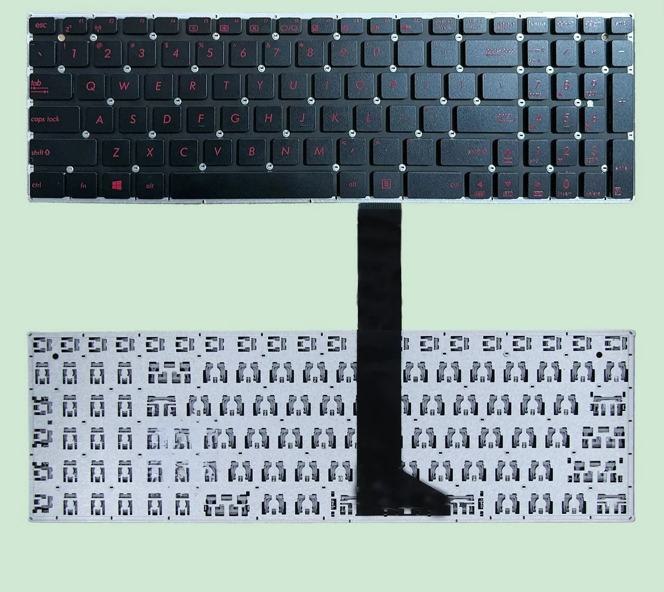 Teclado para ASUS K550J/jk VM590Z X550C X550VC X550JX X550L X550V VX50v com Tecla Enter Pequena
