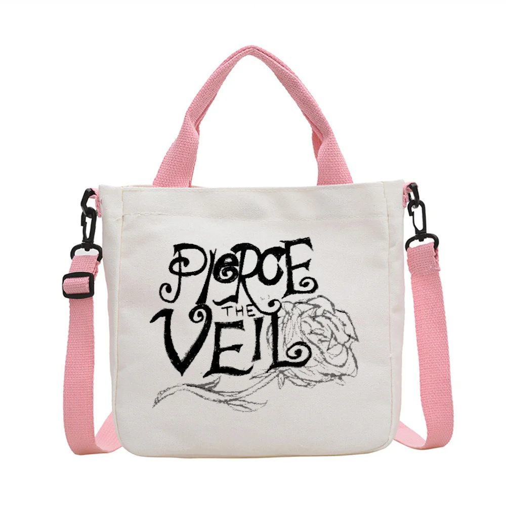 Pierce the Veil tote bag canvas  foldable personnalisable shoulder  bolsas de tela femme